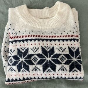 A&F fair isle sweater